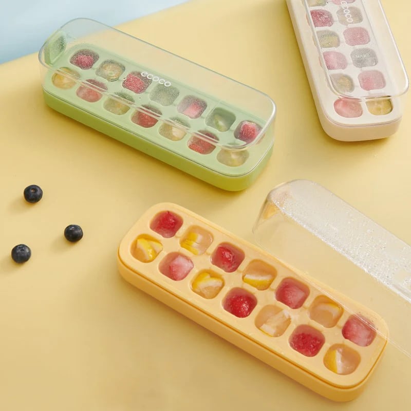 🔥Last Day Promotion - 50% OFF🎁🧊Press-Type Silicone Ice Cube Trays