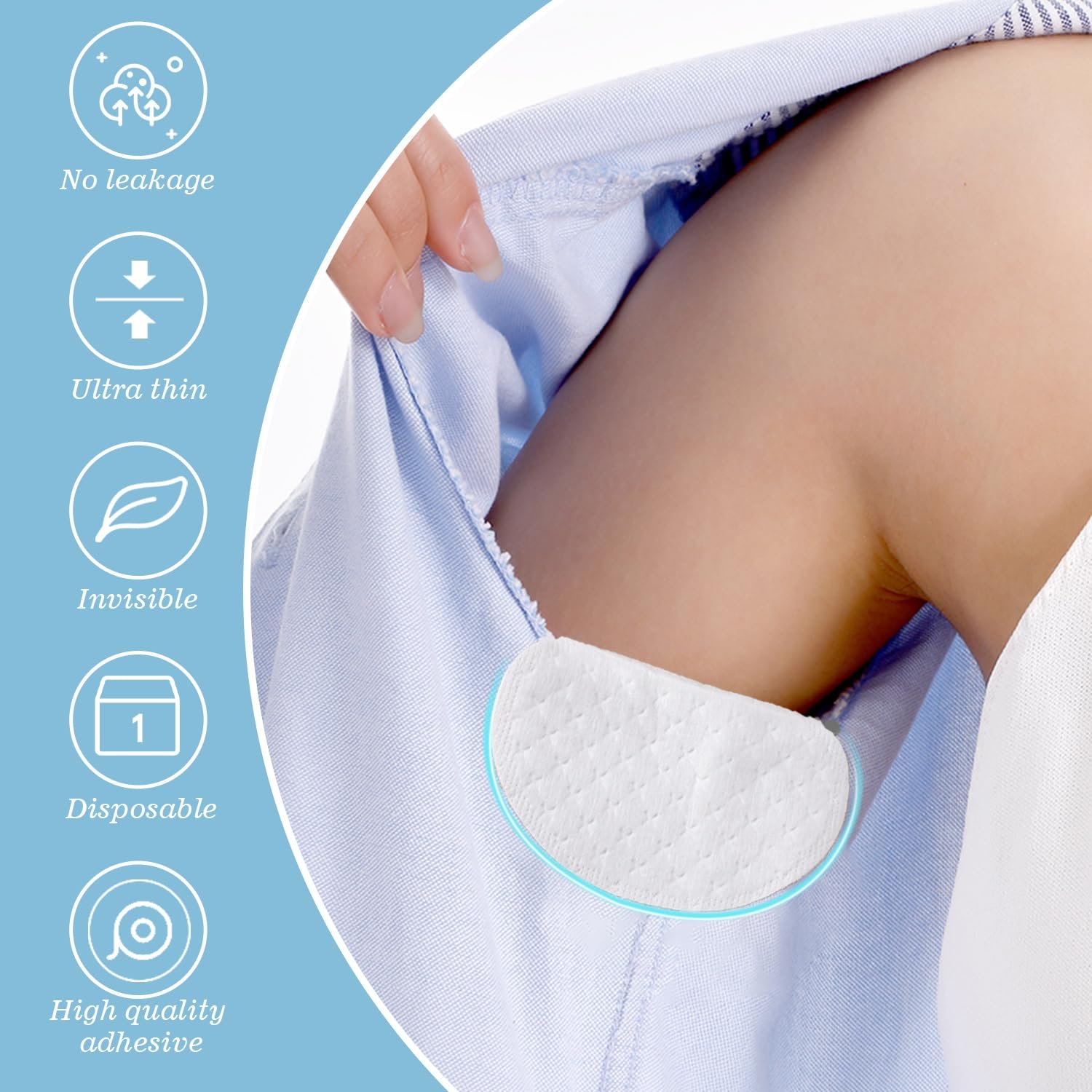 Ultra-thin deodoran Underarm/Collar/Cuff Sweat absorbing Stickers