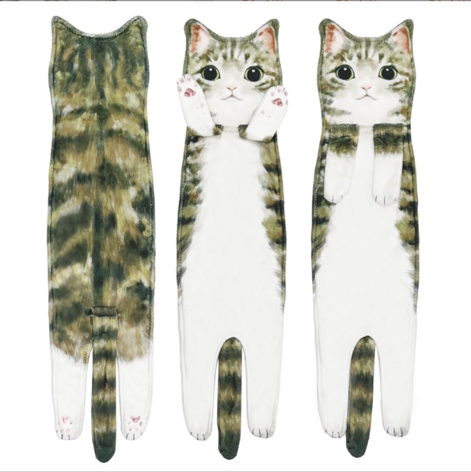 2024 Stocking Stuffer😾Cute Cat Hand Towel