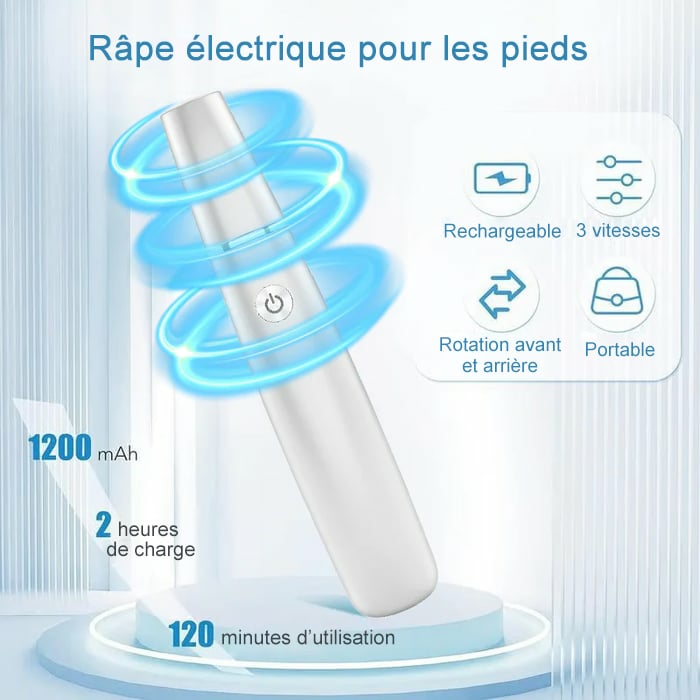 🔥Dernier jour -50 % de réduction - Éliminateur électrique de callosités pour les pieds