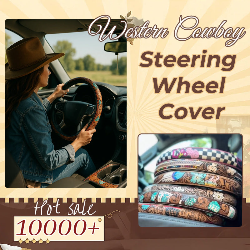 ⏰LAST DAY SALE 50% OFF🔥Western Steering Wheel Cover