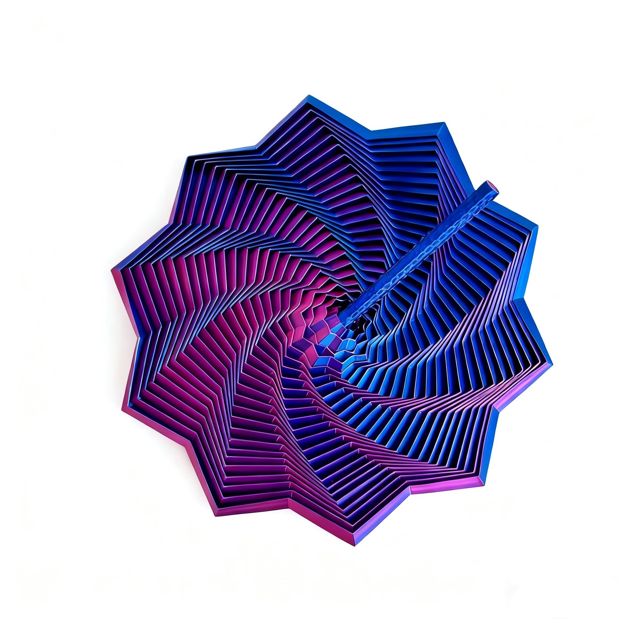 🌀3D-Printed Fractal Fidget Polygon