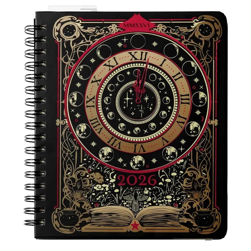 🔥Last Day 50% OFF - 📚Waiting for the Night 2026 Weekly Planner🧹HARDCOVER BOOK