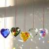 Hanging Heart Suncatcher Prism Crafts