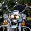 Motorcycle LED Skull Headlamp Harley Honda Yamaha🔥