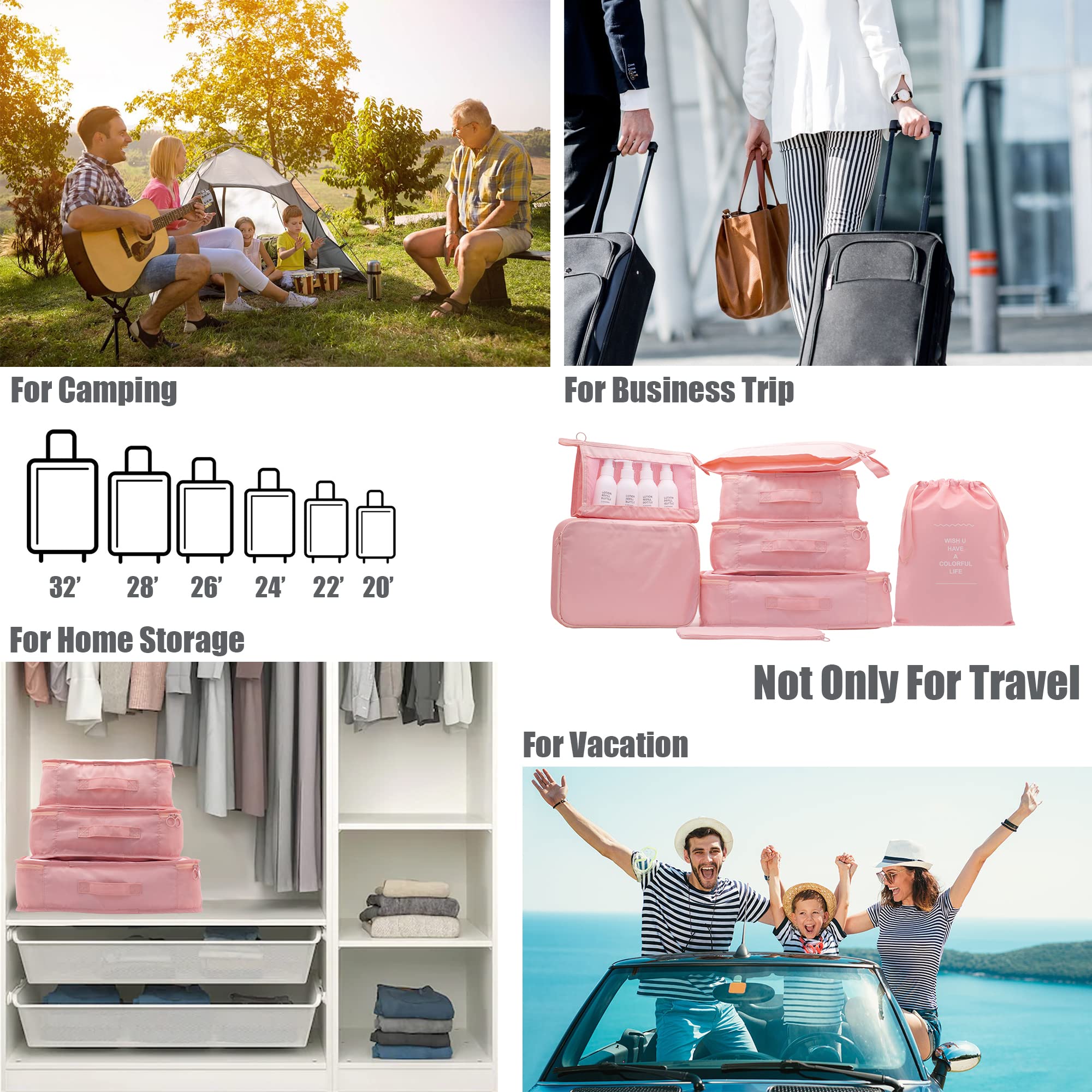 🔥Last Day Promotion 70% OFF🔥Travel Packing Cubes (Set of 6)-Buy 2 Free Shipping