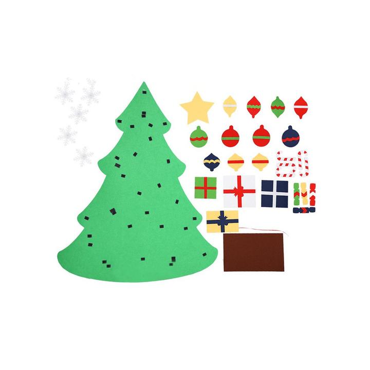 (Early Christmas Sale- 50% OFF) DIY Felt Christmas Tree-Kid's Gift