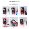 👍Neues automatisches Digitalmultimeter HT – mit berührungsloser Spannungsfunktion für Wechsel-/Gleichspannung (rot)
