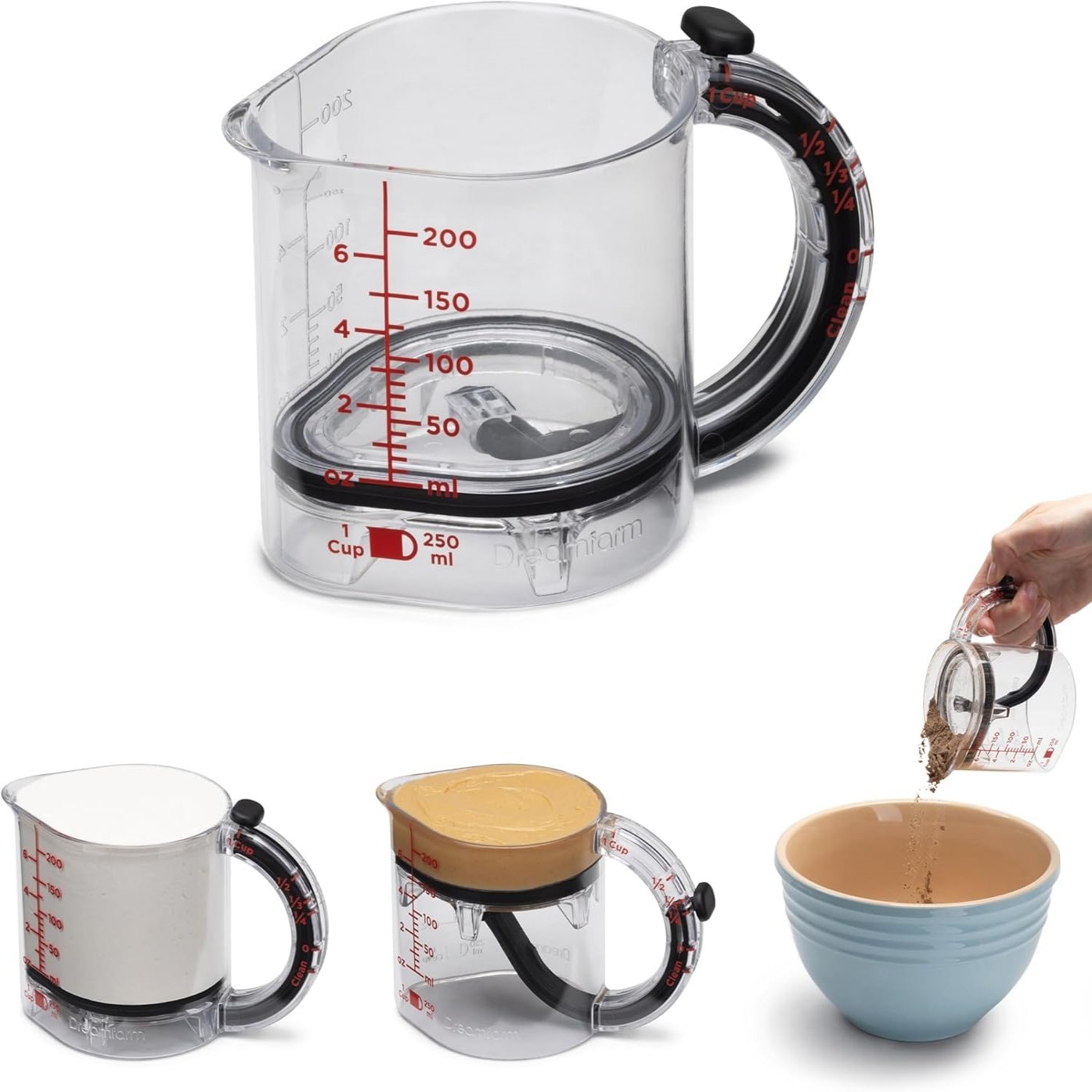 ⏰LAST DAY SALE 50% OFF💥4-in-1 Adjustable Measuring Cup
