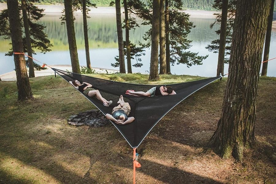 Summer Hot Sale 50% OFF - MULTI-PERSON HAMMOCK- PATENTED 3 POINT DESIGN