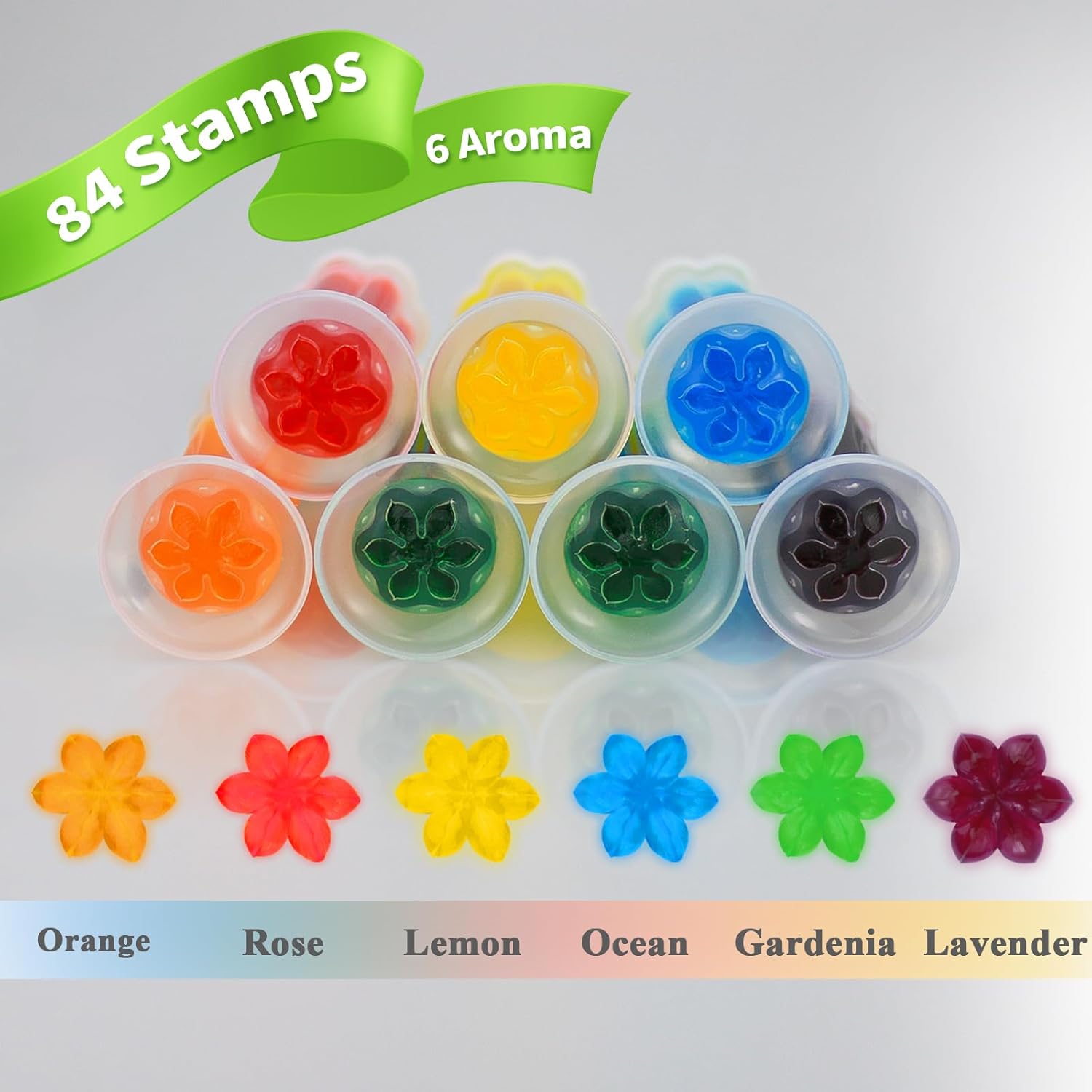 🔥Hot Sale 49% OFF🚽84 Flowers Toilet Cleaner Gel Stamp