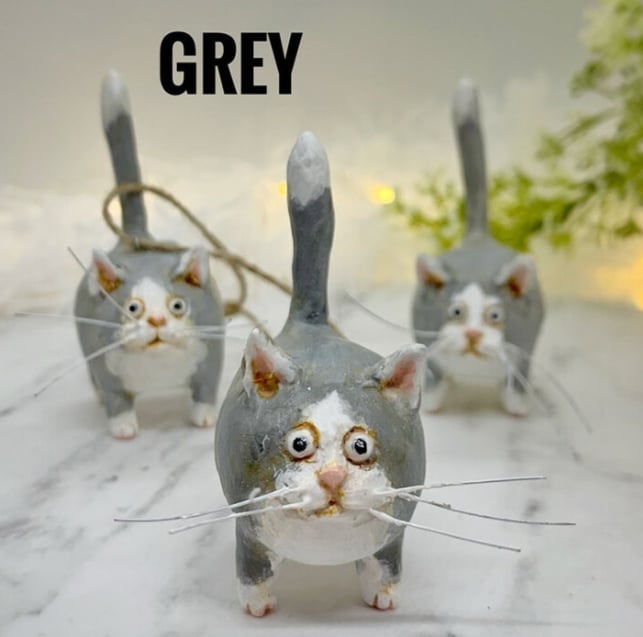 (🎅EARLY CHRISTMAS SALE - 48% OFF) 🎁Kitty Ciniature Sculpture⚡Buy 6 Get Extra 20% OFF & FREE SHIPPING