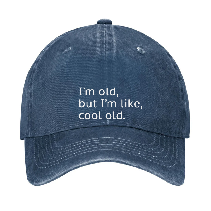 I'm Old Print Hat