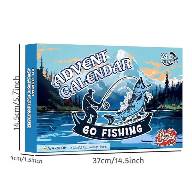 🔥Last Day 60% OFF🔥24 Days Fish Tackle Set Advent Calendar