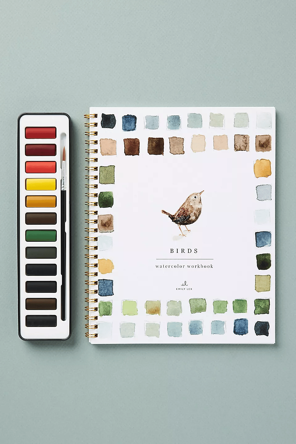 🔥 Letzter Tag: 49% Rabatt! 🖼️ Anfängerfreundliches💕 Aquarell-Workbook