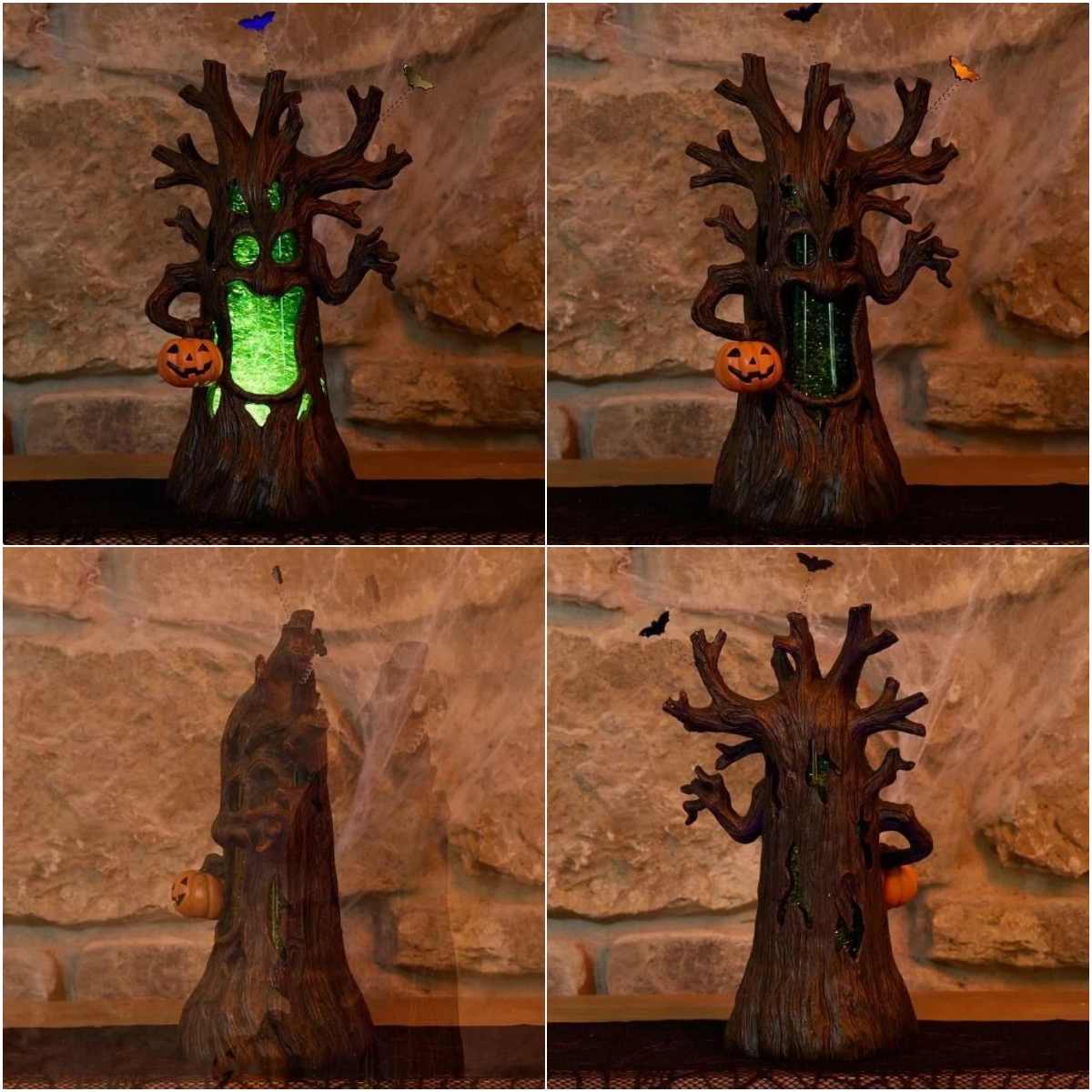 ⏰LAST DAY SALE 50% OFF💥LED Pumpkin Halloween Horror Tree Flash Column Tree