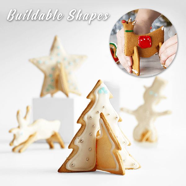 3D Christmas Cookie Cutter Set(BUY 2 FREE SHIPPING NOW)