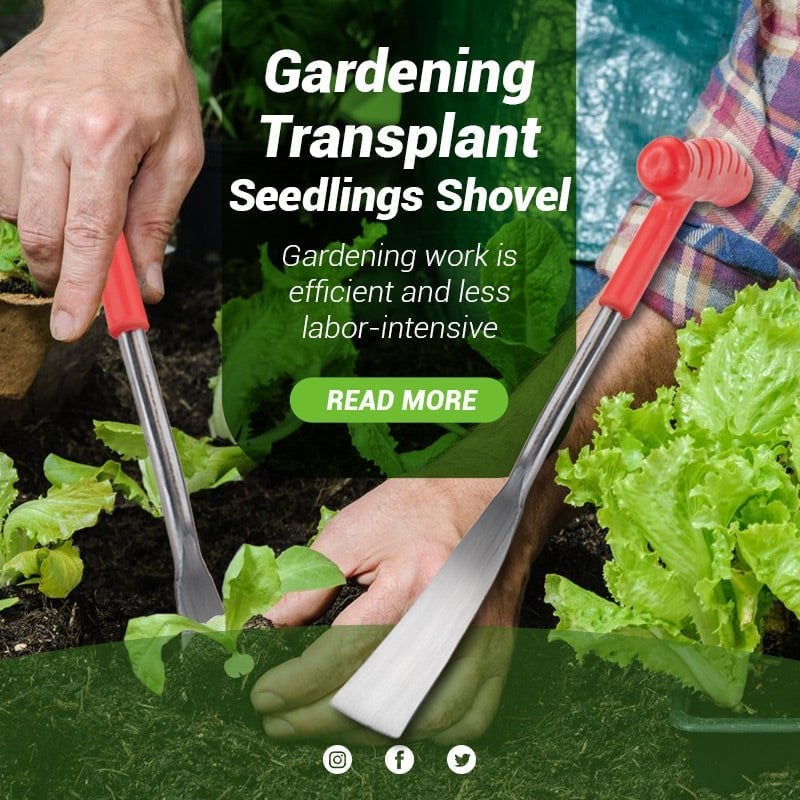 Gardening Transplant Seedlings Shovel