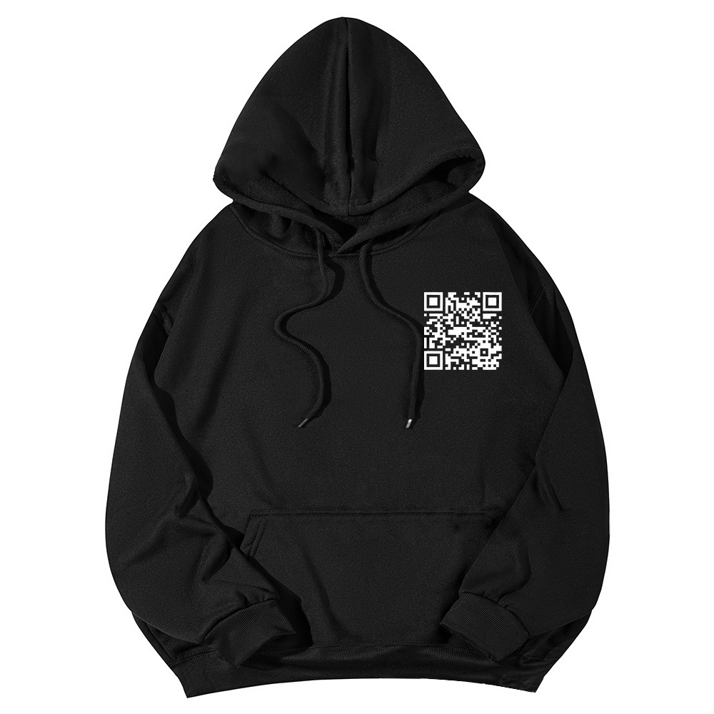 🔥Last Day Promotion 48% OFF-🎁-Funny FU QR Code Hoodie(Buy 2 Get Free Shipping)