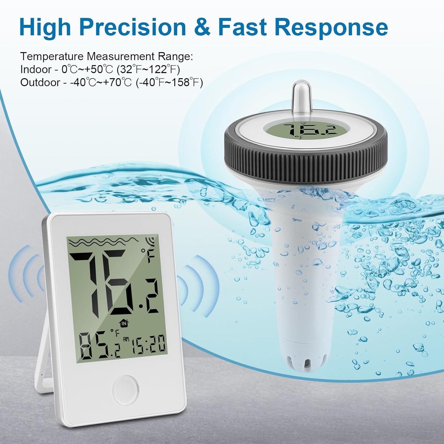🎁TikTok Last Day Sale - 70% OFF🏊Pool Thermometer🌡️(Fahrenheit Celsius switchable)