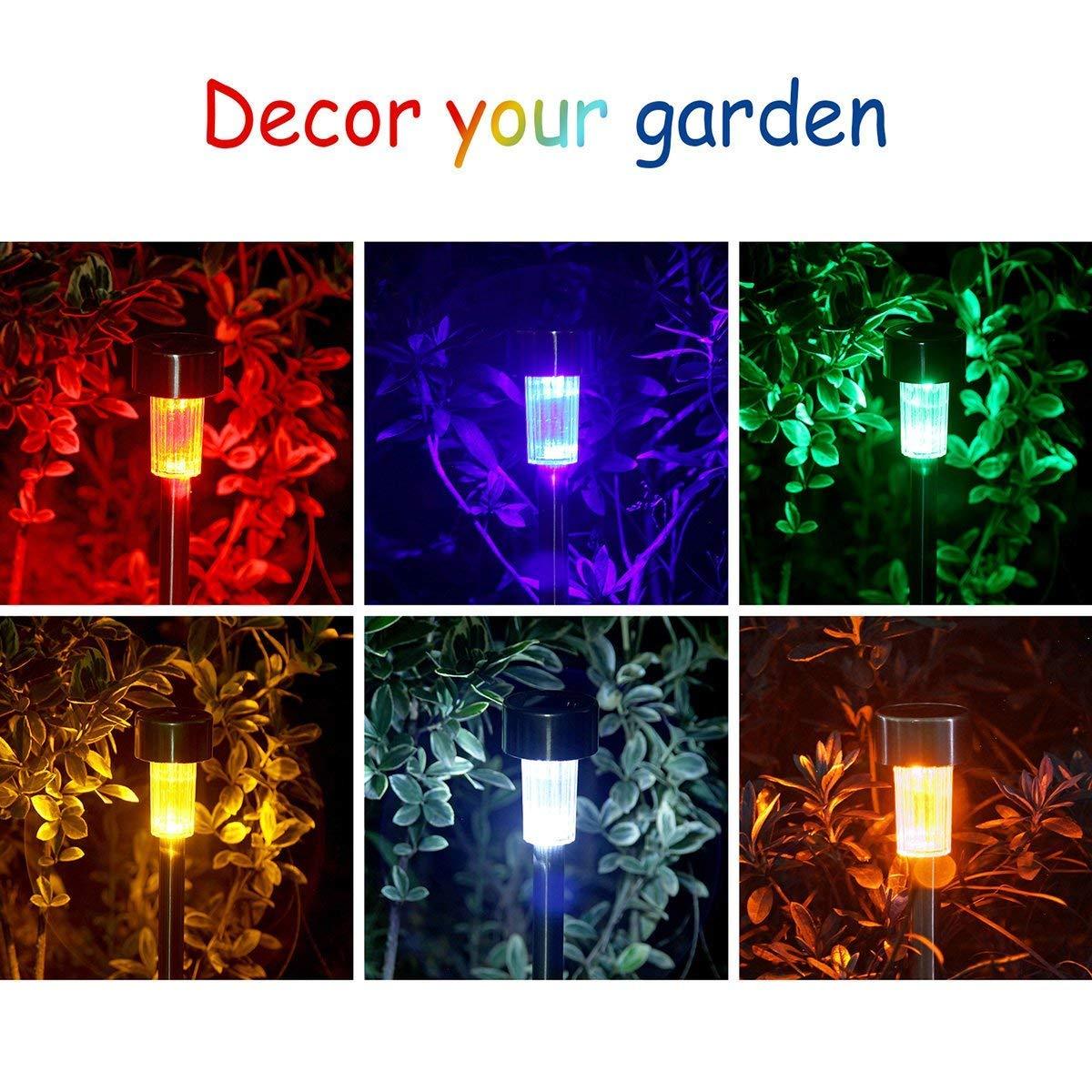 Stainless Steel Led Solar Garden Lights