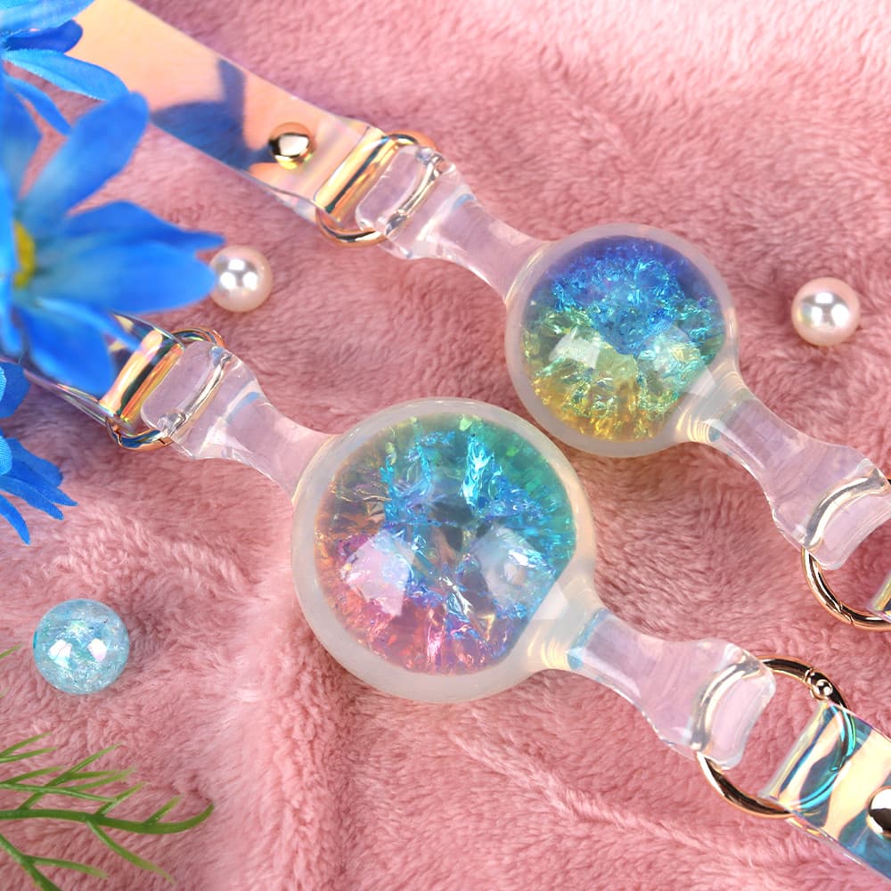 Colorful Crystal Ballgags