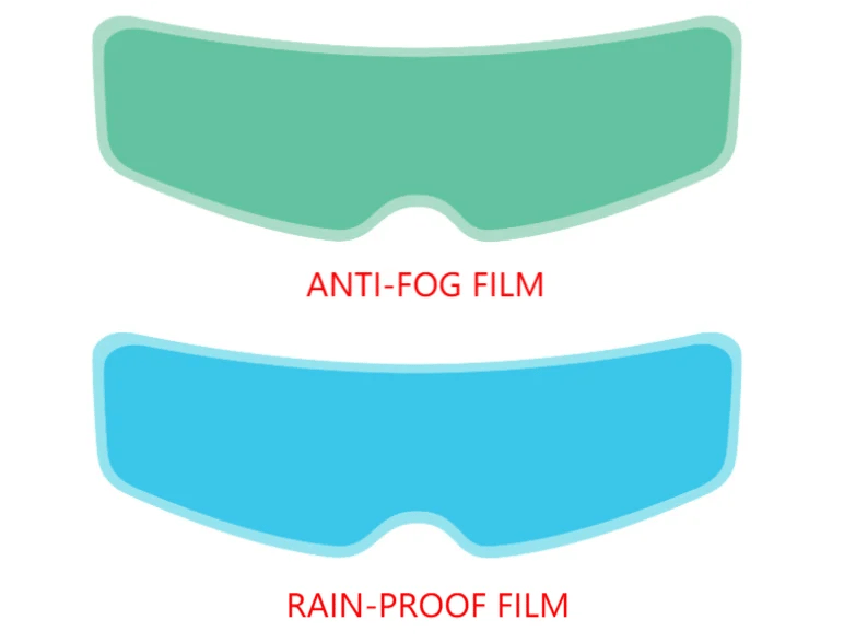 Photochromic Anti-fog helmet film