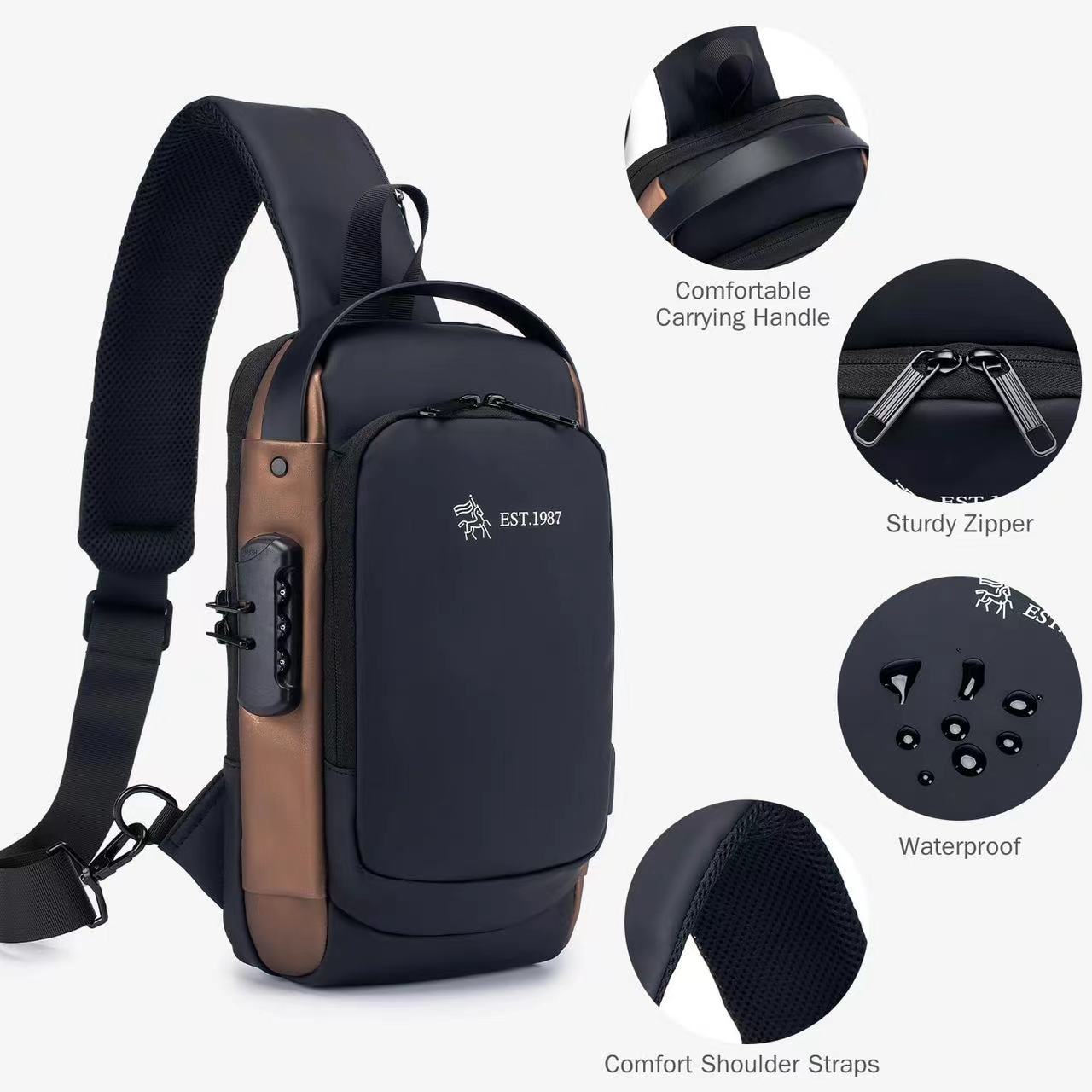 🔥LAST DAY SALE 50% OFF - Multifunctional  Anti-theft Chest Bag