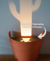 Light Projections Plant Pot