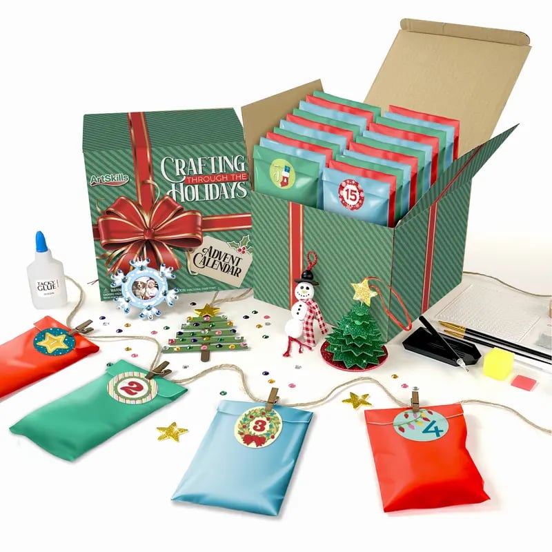 🎁TikTok Last Day Sale - 70% OFF🎄25-Day Christmas Craft Advent Calendar 2025🎁