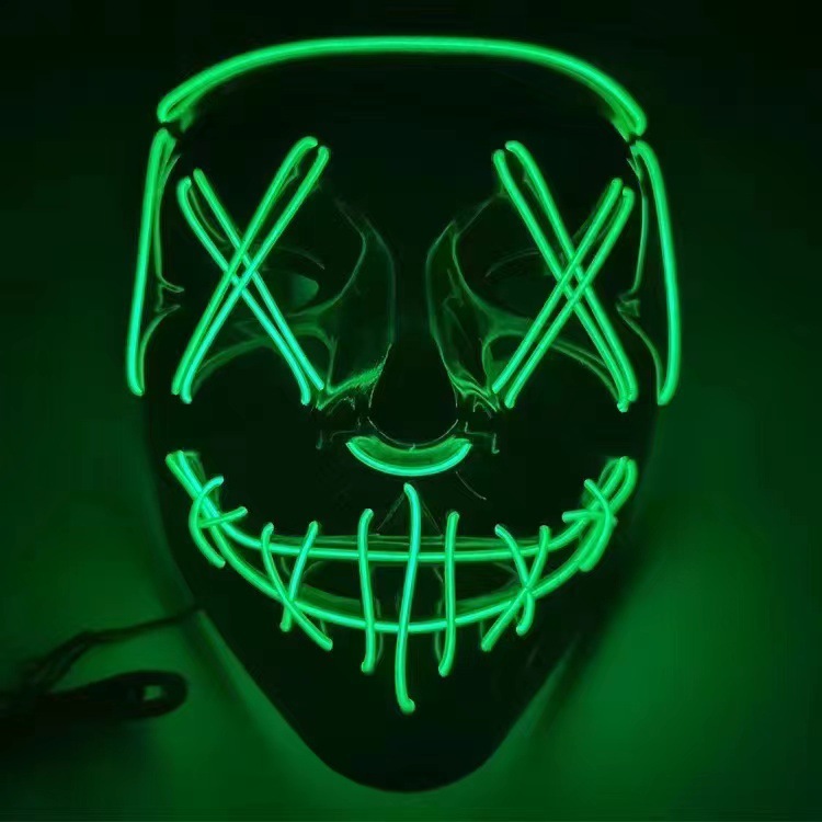 🔥Last Day Promotion - 60% OFF🎁🎃👹Halloween LED Glowing Mask👻