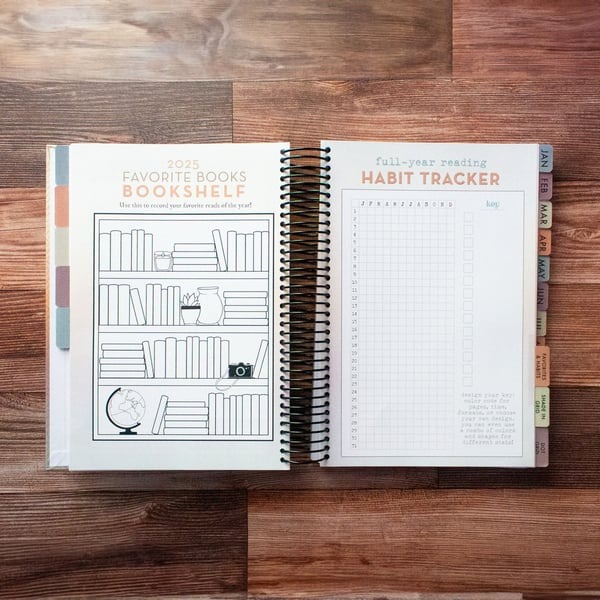 ⏰LAST WEEK SALE 49% OFF 📚 2025 Reading Tracker