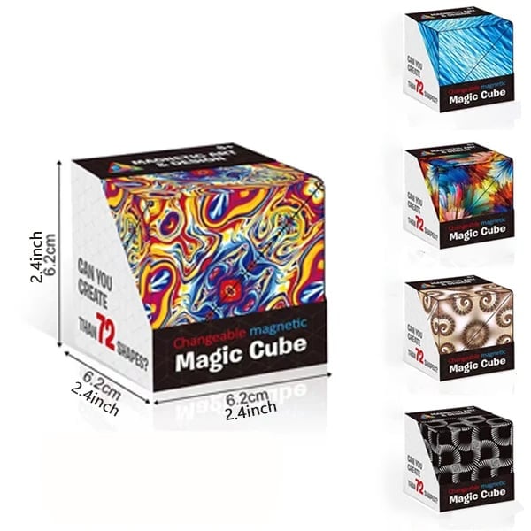 🔥 NEW YEAR 2024 SALE 50% 🎁Changeable Magnetic Magic Cube