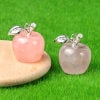 Natural Crystal Jade Colorful Apple Small Ornament