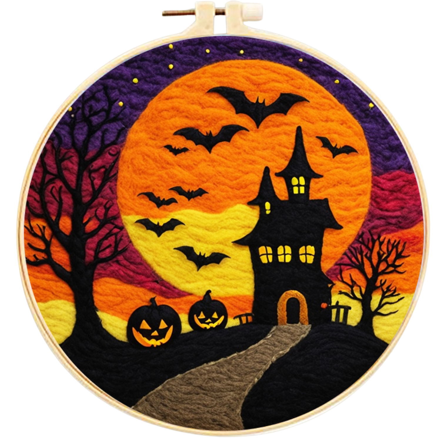 🔥Halloween Sale 49% OFF-Halloween Wool Painting Kit