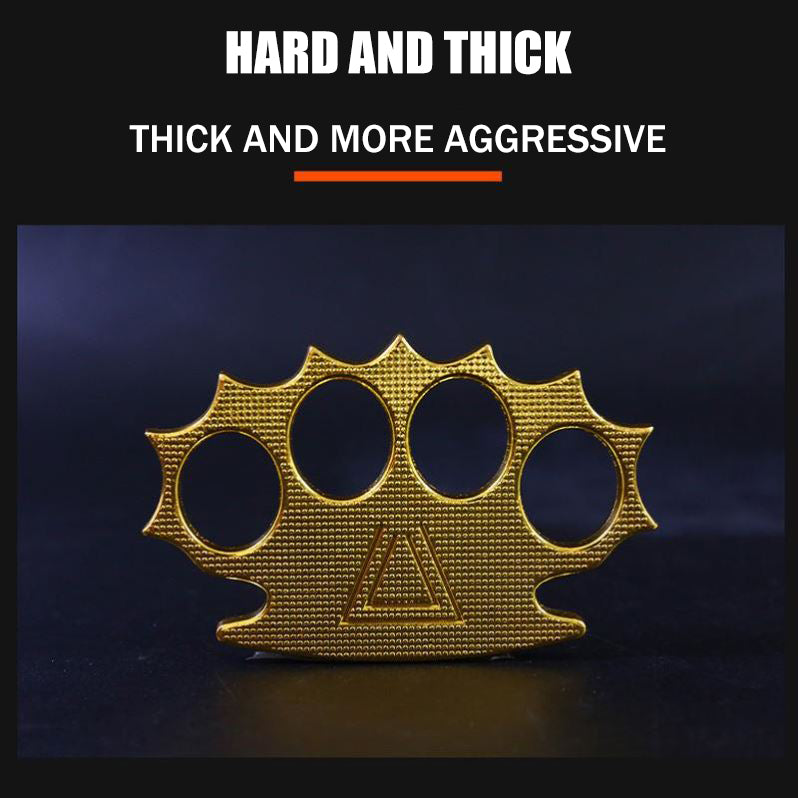 💥LAST DAY SALE 50% OFF💥Self-Defense Brass Knuckles Thickened Iron Fist Zinc Alloy High Hardness