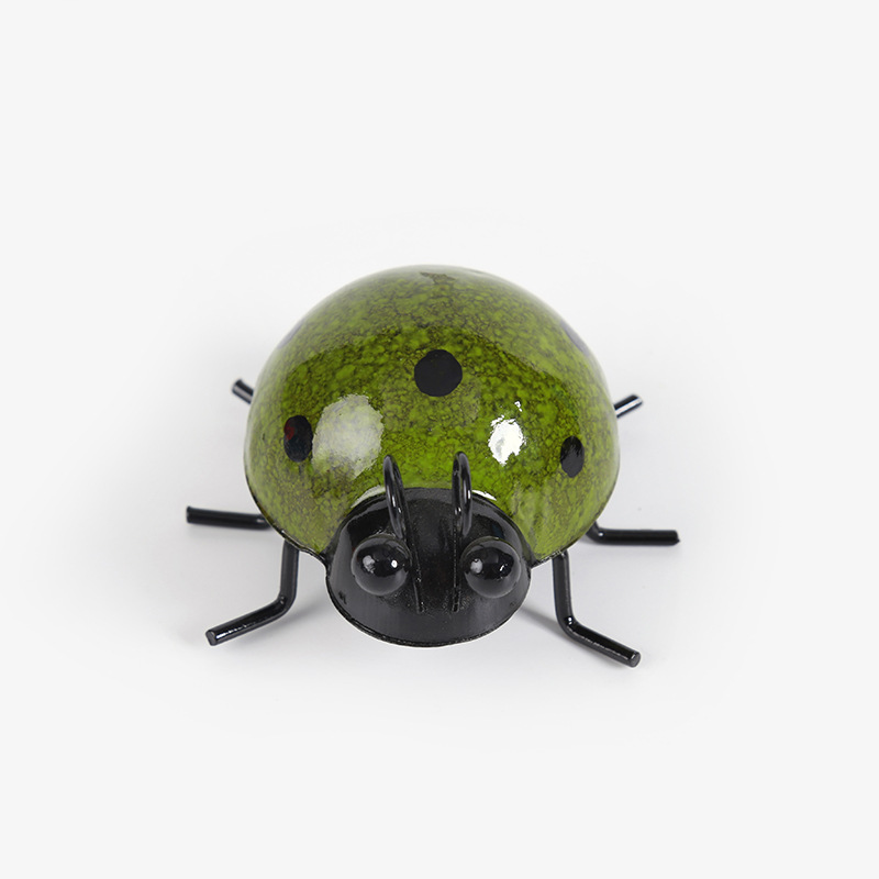 🐞Handmade Metal Garden Wall Art Decoration Set of 4 Cute Ladybug Outdoor Wall Sculptures
