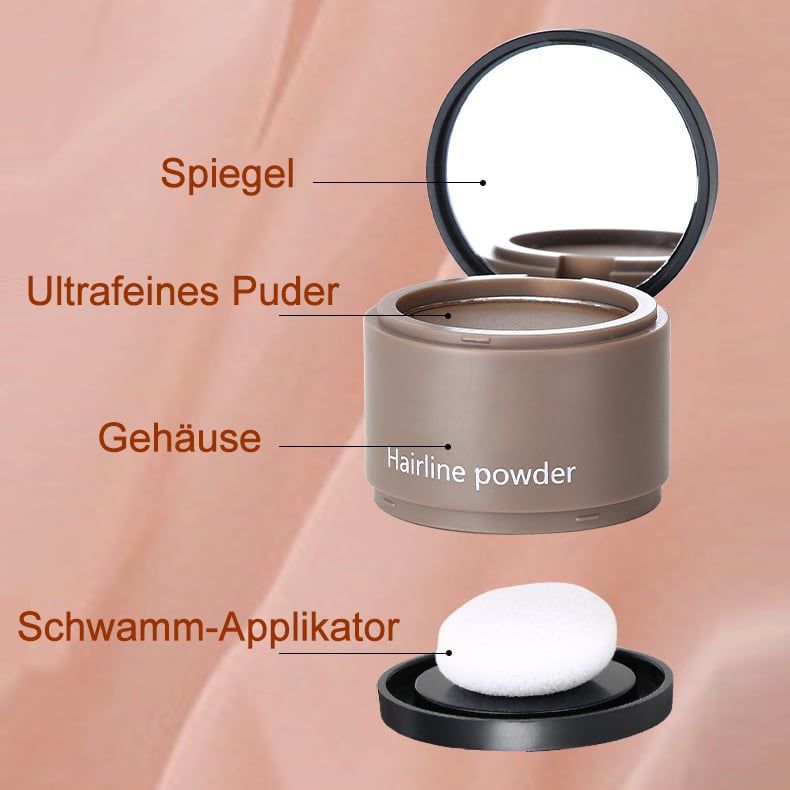 🔥Letzter Tag Verkauf 49% Rabatt🔥Haaransatzpuder – Sofortige Abdeckung für dünner werdende oder kahle Stellen