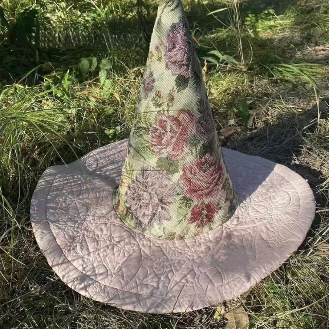 🔥Last Day Promotion 50% OFF🔥The Quilted Witch Hat | Handcrafted Folk Art Hat