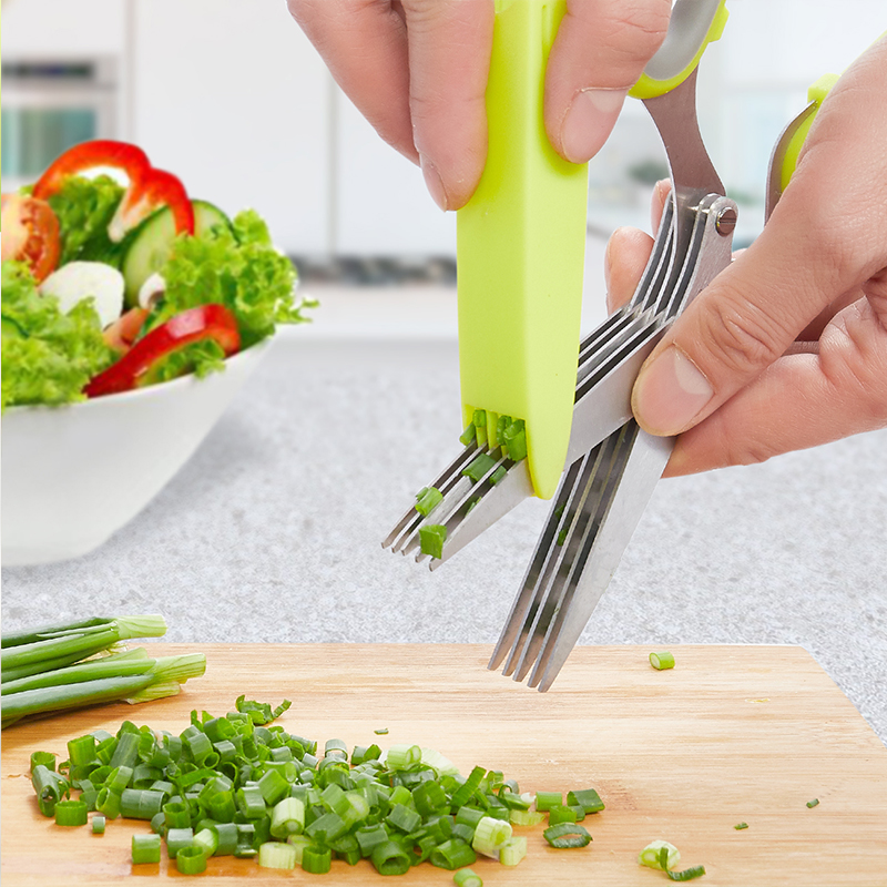 🔥Last day 75% OFF-Updated 5 Cutter Herb Scissors(BUY MORE SAVE MORE)