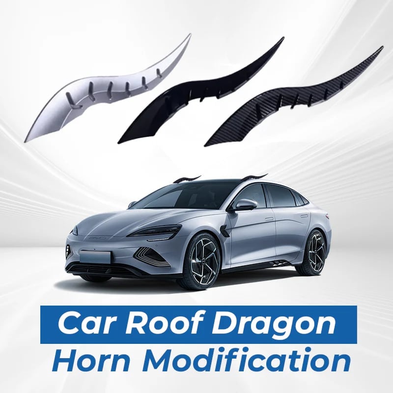 🐉Car Roof Dragon Horn Modification🚗