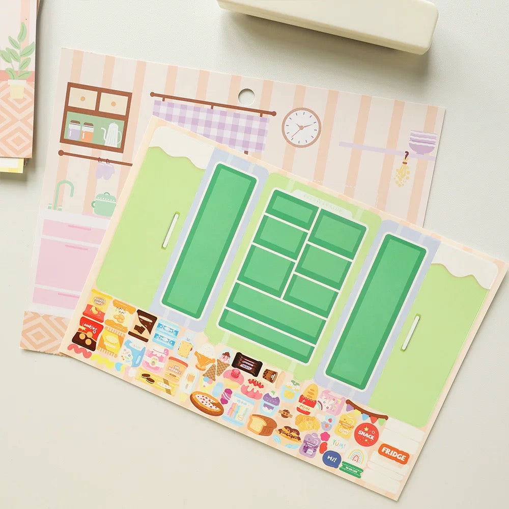 Refrigerator Organization Sticker Playset