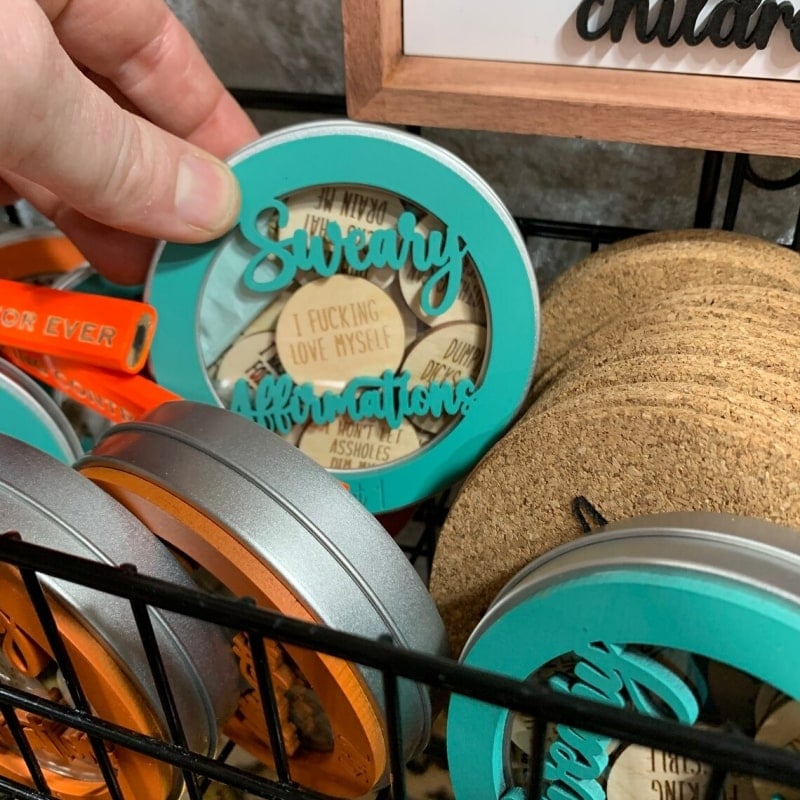 Last Day 49% OFF - Mini Sweary affirmation Discs