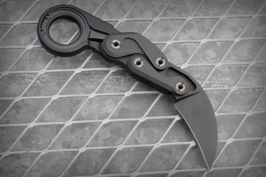 Handmade Portable folding Multifunctional mechanical claw knife