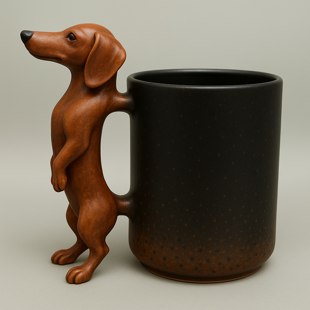 🐶🎁Handmade Dachshund Mug