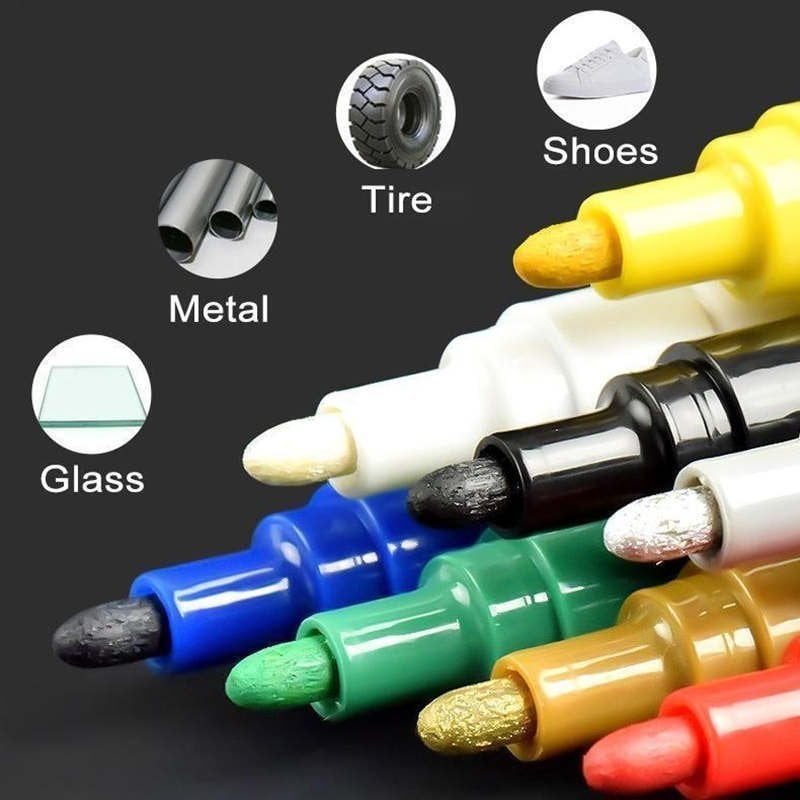 🔥HOT SALE NOW- 50% OFF🔥 ✨Waterproof Non-Fading Tire Paint Pen 🎉 Buy 4 Get Extra 10% Off