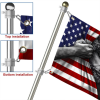 🔴🔵⚪One Nation Under God Jesus Flag - Patriotic Grommet Flag Gift for Faithful Hearts & Home Decor