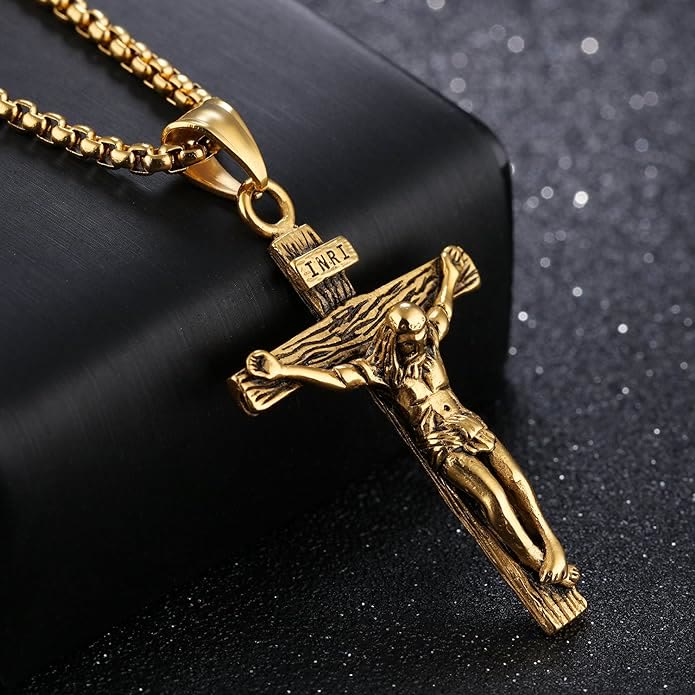 ✝️100% Handmade Crucifix Pendant Charm Necklace(𝐉𝐚𝐜𝐤 𝐌𝐢𝐥𝐥𝐞𝐫 𝐇𝐚𝐧𝐝𝐦𝐚𝐝𝐞®)