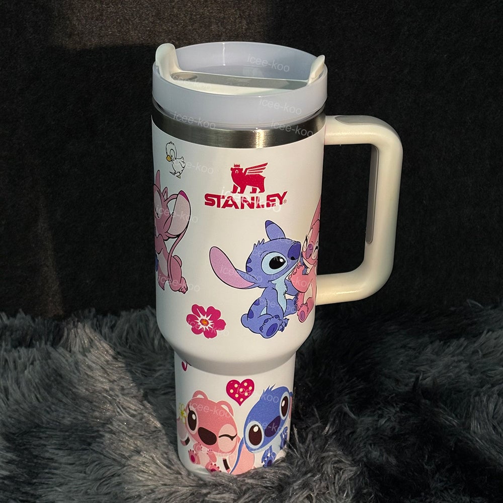40oz Stitch Stainless Steel Vacuum Insulated Tumbler 🚢Free Shipping🚢