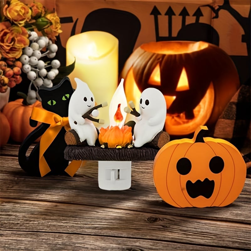 🎁TikTok Last Day Sale - 70% OFF👻Ghost Campfire Flickering Night Light